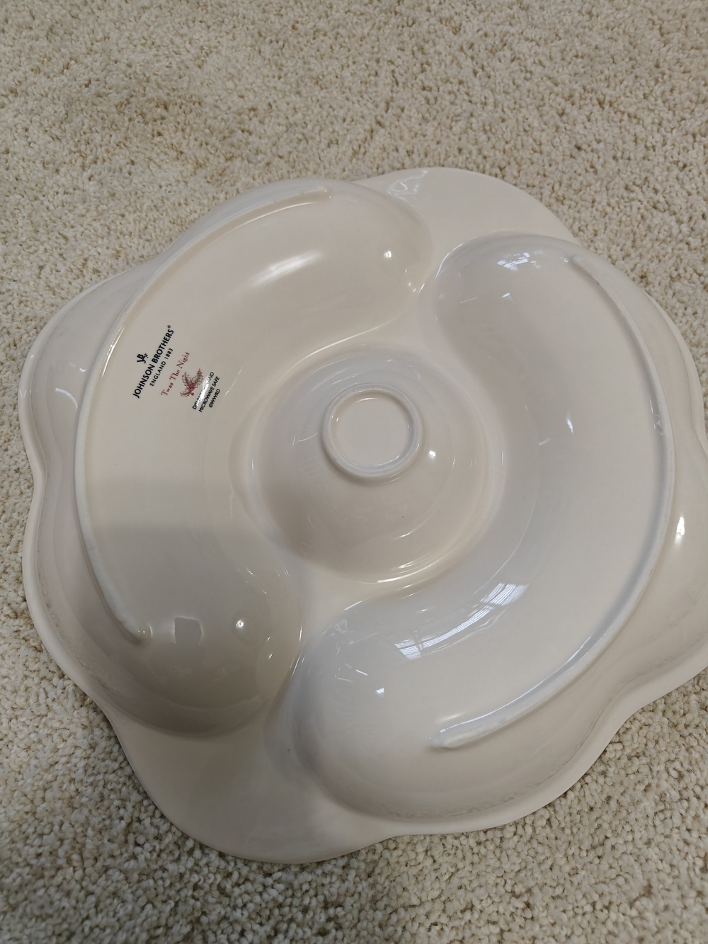 Johnson Brothers Chip And Dip Bowl - Picture 6 of 6